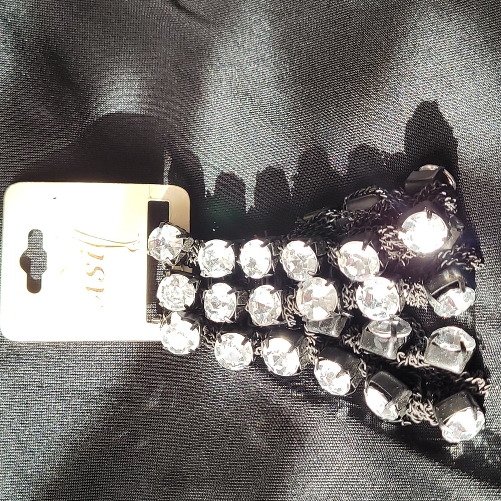 Asi Gothic Chain & Bling Bracelet.